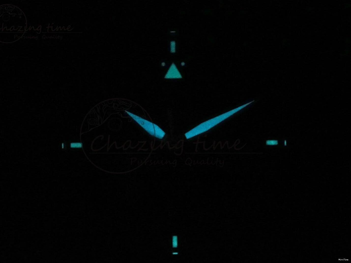 MIROTIME 0505 Durable Big Pilot IW329702 M+F 1:1 Best Edition Green Dial on Green Leather Strap MY 7006